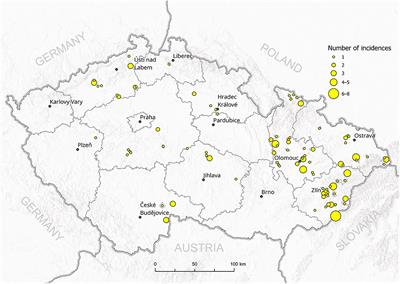 American Foulbrood in the Czech Republic: ERIC II Genotype of Paenibacillus Larvae Is Prevalent